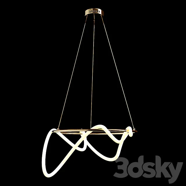 Silicone and Acrylic Circle Lighting 3D Model