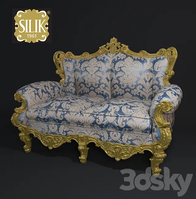 Silik Eolo Sofa 2-seater 3D Model