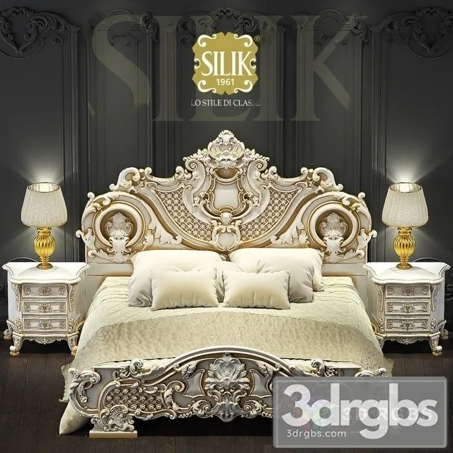 Silik Niobe Bed 3D Model Download