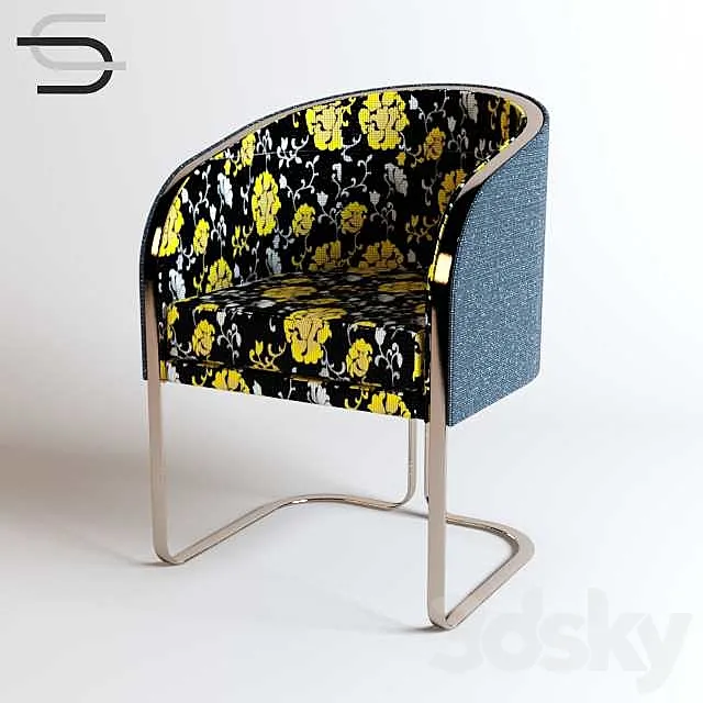 Silla office 3D Model