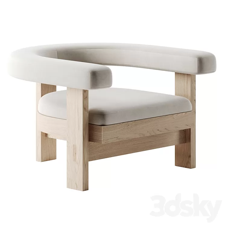 SILLA PISTA ARMCHAIR by Jorge Luis Cruzata 3D Model Free Download