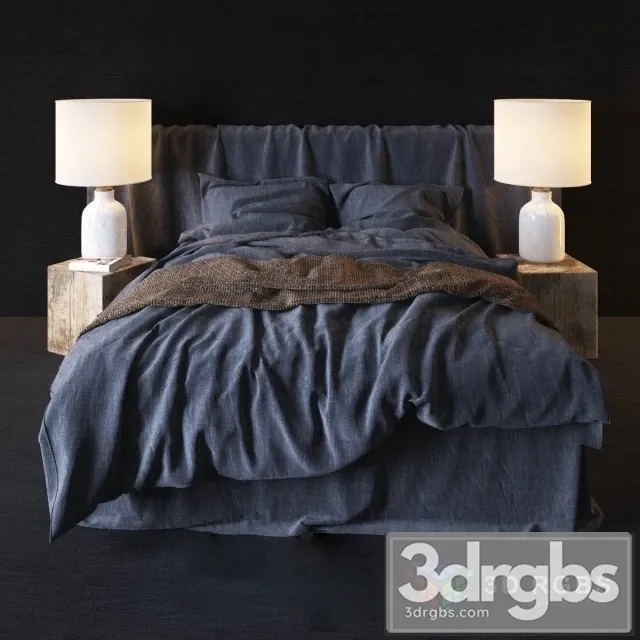 Silvano Grifoni 56 Bed 3D Model Download