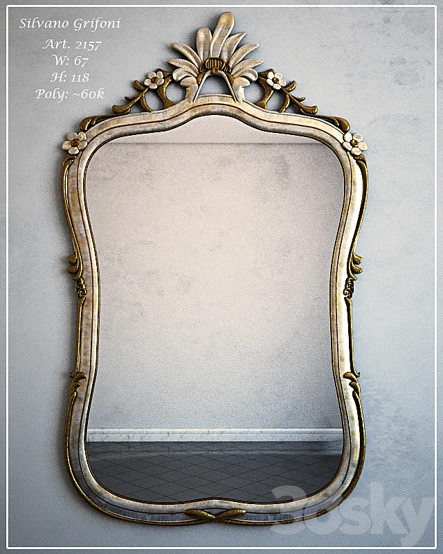 Silvano Grifoni Art. 2157 3D Model Silvano Grifoni Art. 2157 3D Model