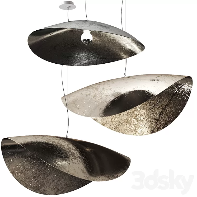 SILVER 95 96 pendant lamp by Gervasoni 3D Model Free Download
