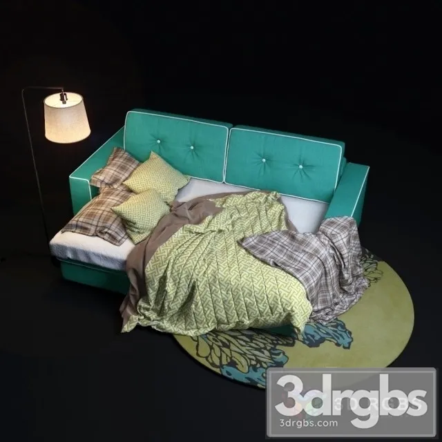 Silvo Bed 3D Model Download