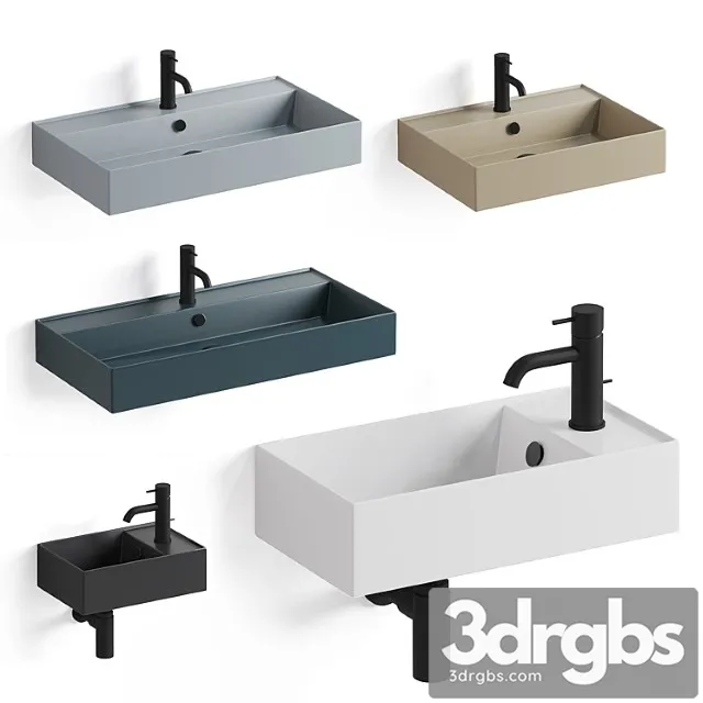 Simas Agile Washbasins Part 1 3D Model Download