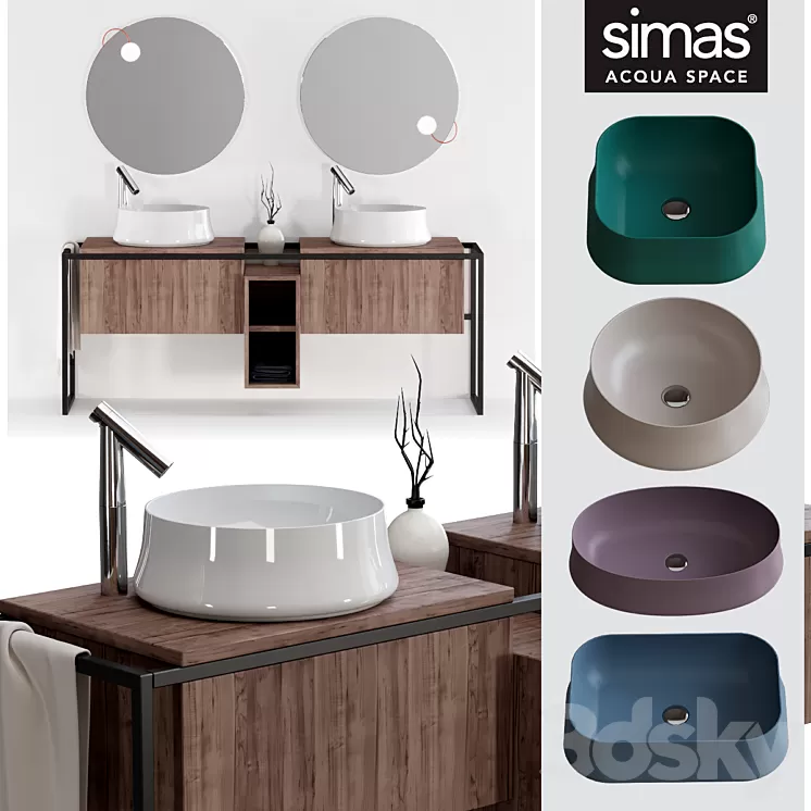 Simas Sharp & Frame Set 3D Model Simas Sharp & Frame Set 3D Model