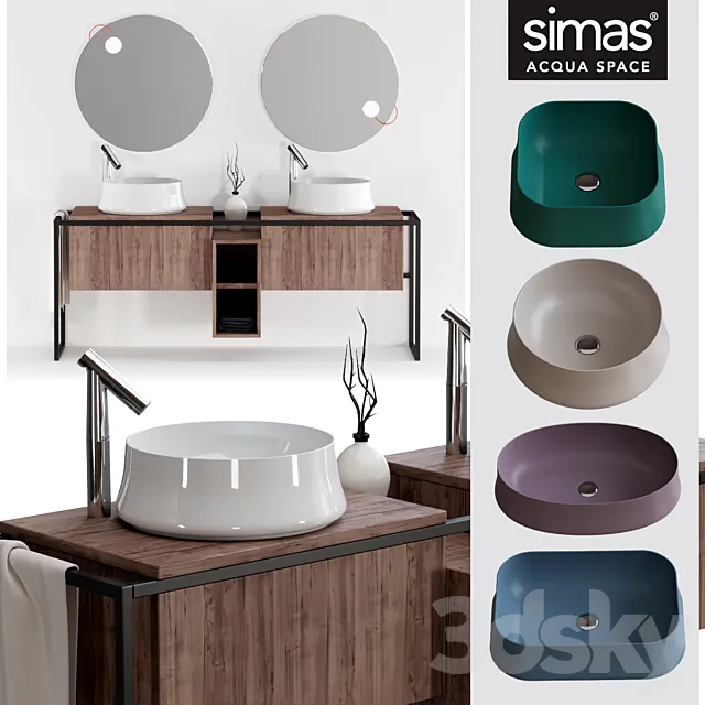 Simas Sharp & Frame Set 3DModel Simas Sharp & Frame Set 3DModel