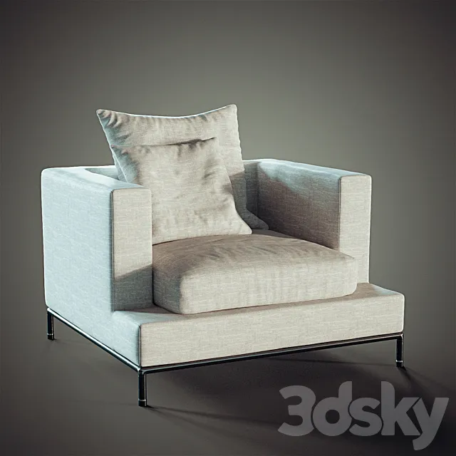 Simena Armchair 3D Model