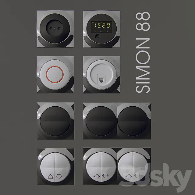 Simon 88 3D Model Simon 88 3D Model