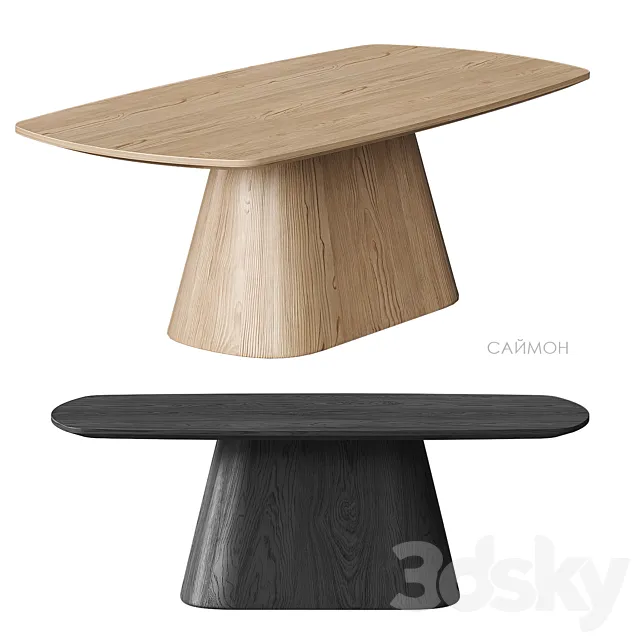 Simon coffee table Divan.ru 3D Model Simon coffee table Divan.ru 3D Model