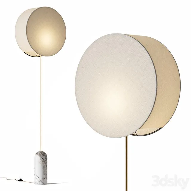 Simone and Marcel Pendolo Floor Lamp 3D Model Simone and Marcel Pendolo Floor Lamp 3D Model