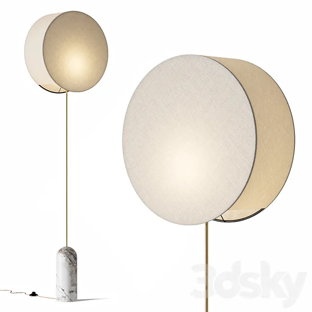 Simone and Marcel Pendolo Floor Lamp 3D Model Simone and Marcel Pendolo Floor Lamp 3D Model