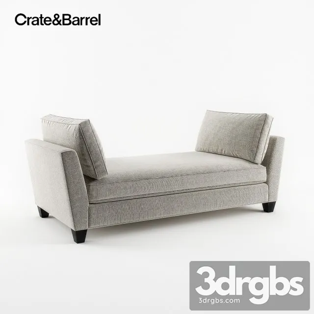 Simone Daybed Sofa 01 3D Model Download