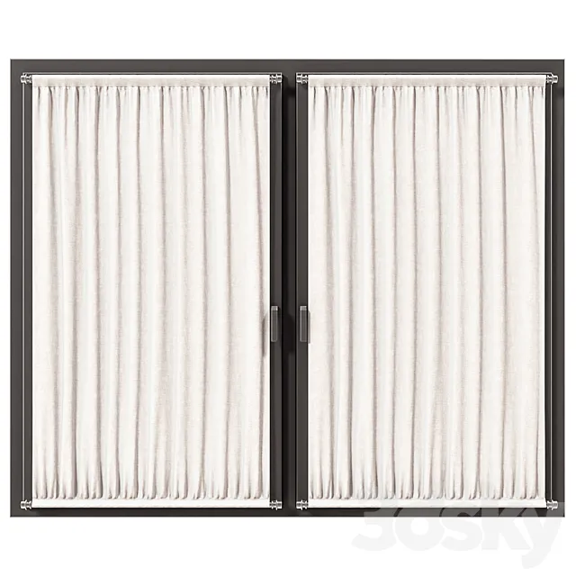 Simple Curtain 3D Model