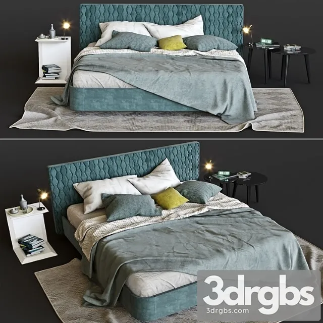 Simple Morassutti Bed 3D Model Download