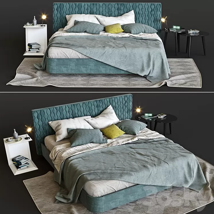 Simple Morassutti Bed 3D Model