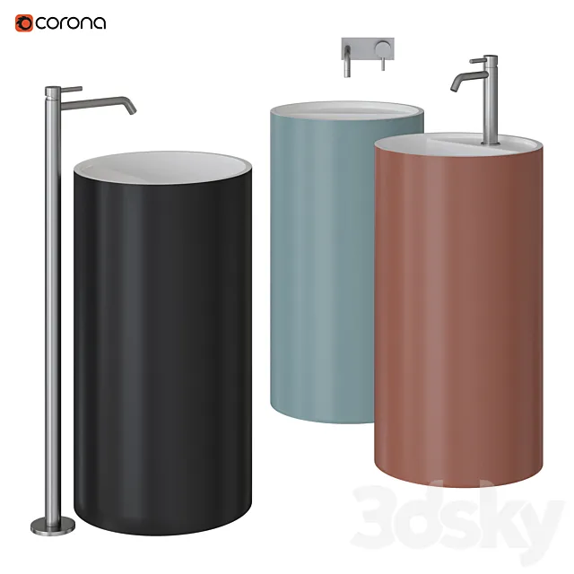 Simplo Antonio Lupi | Floor-standing sink 3D Model