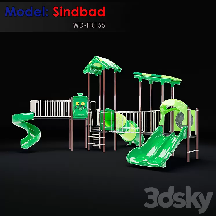 Sinbad (WD-FR155) 3D Model Sinbad (WD-FR155) 3D Model