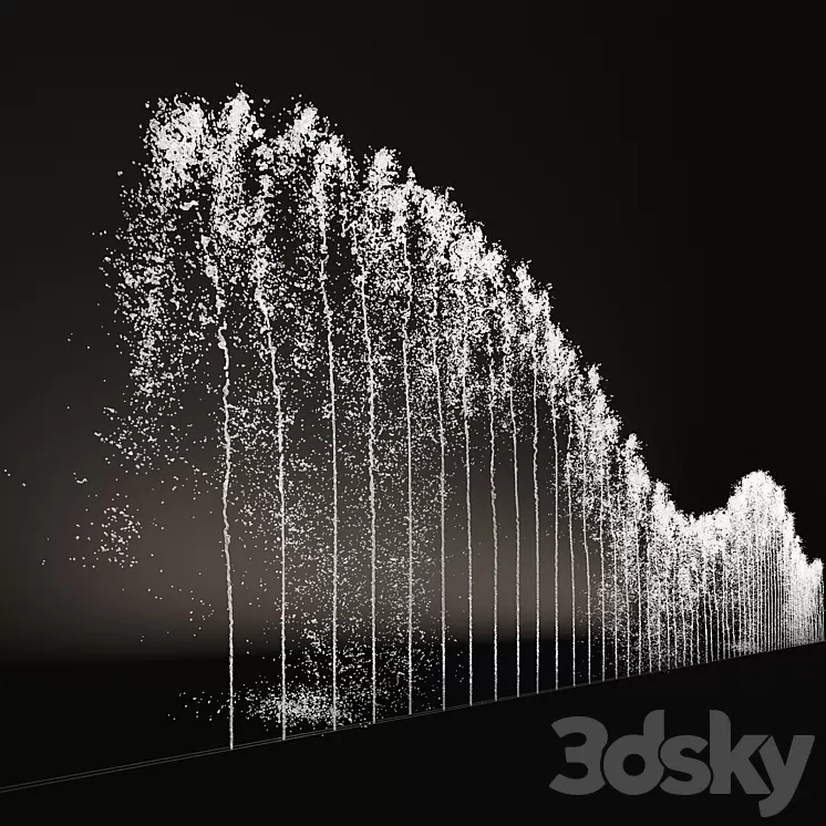 Singing Fountains 3D Model