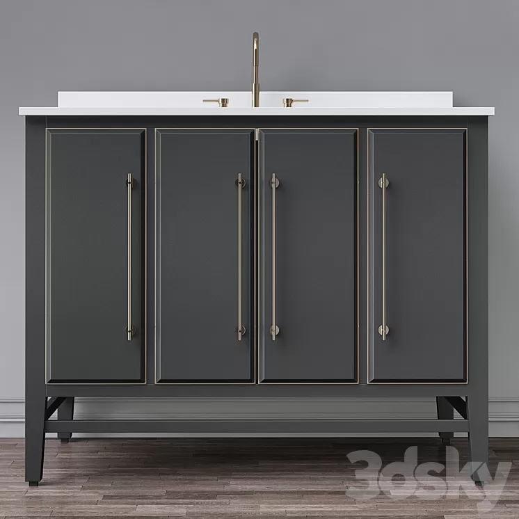 Single Bathroom Vanity Set See More by Avanity 3D Model Single Bathroom Vanity Set See More by Avanity 3D Model