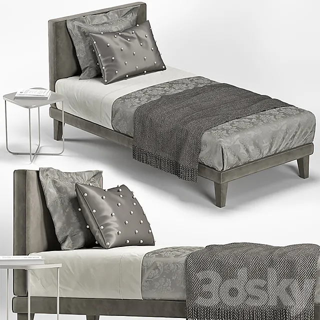 SINGLE BED 06 3D Model