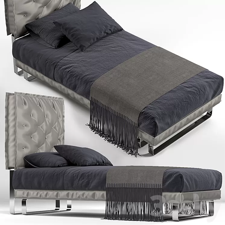 SINGLE BED 07 3D Model