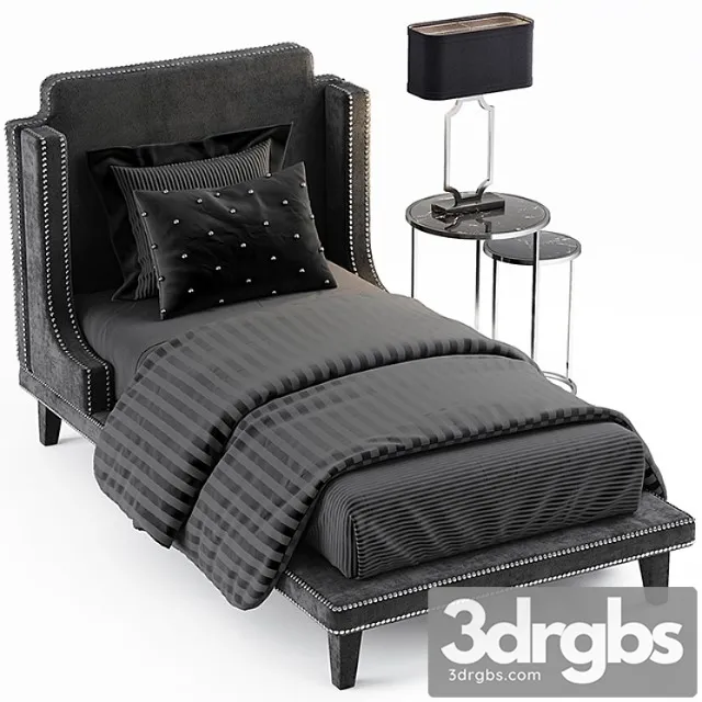 Single Bed 13 3D Model Download