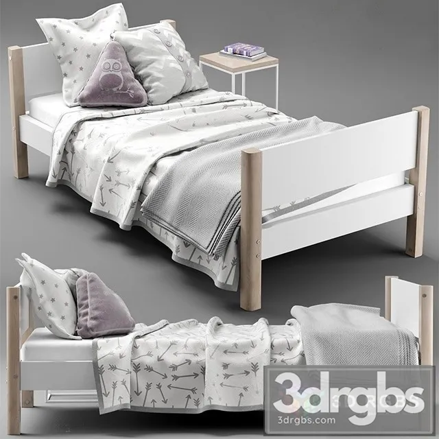 Single Bed 3D Model Download