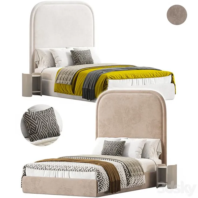 Single bed Lucas 3D Model Single bed Lucas 3D Model