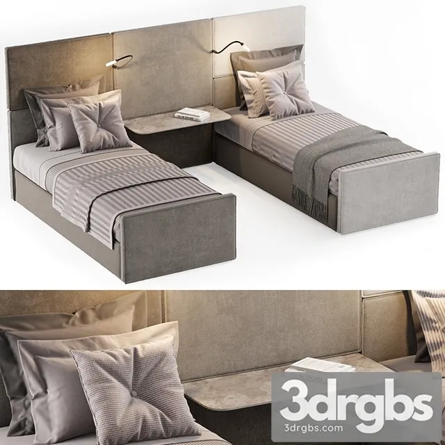 SINGLE BEDS 3D Model Download