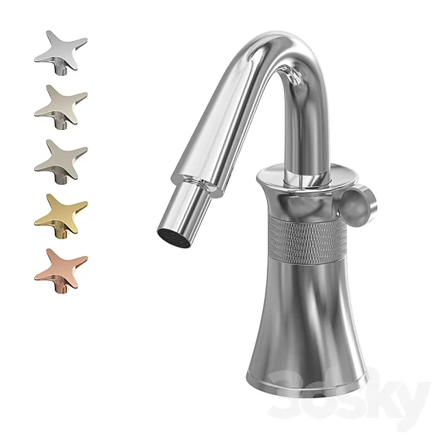 Single-hole bidet mixer Stella 130 3DModel