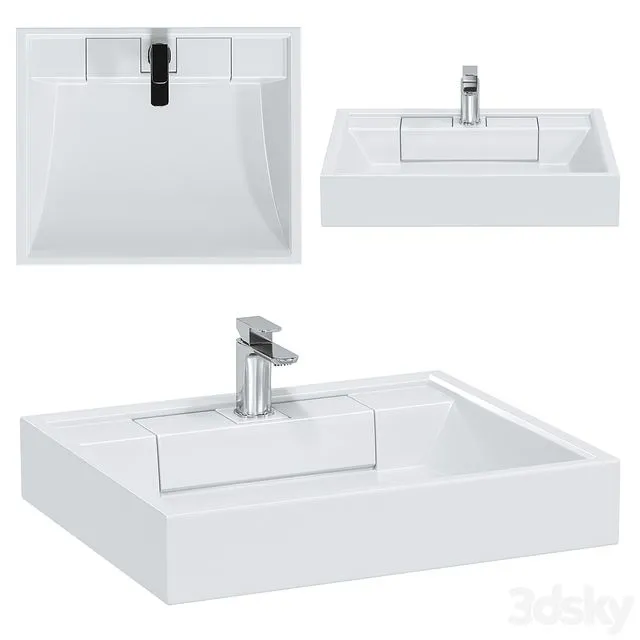Sink AQUATON Rhine 60 3D Model