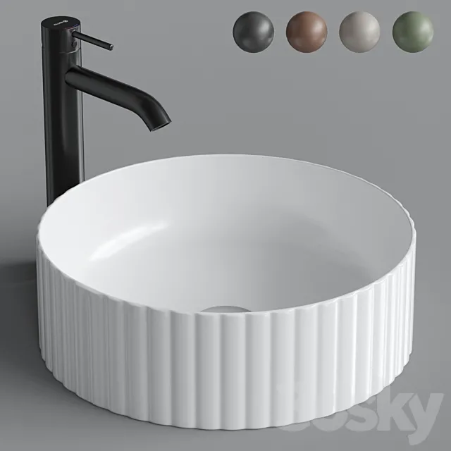 Sink ArtCeram MILLERIGHE OSL010 3D Model
