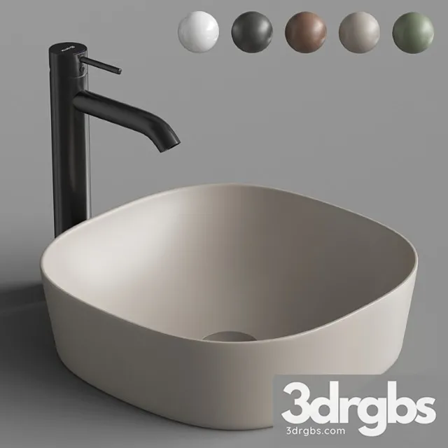 Sink Artzeram Guest 42 Ggl001 3D Model Download