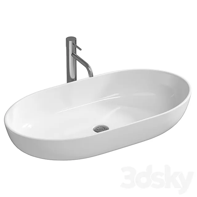 SINK BELBAGNO BB1349 3D Model SINK BELBAGNO BB1349 3D Model