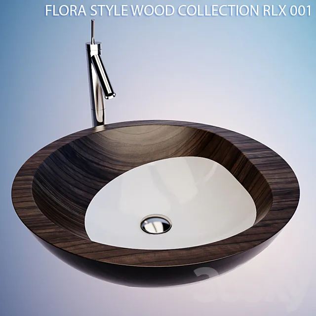Sink bill FLORA STYLE WOOD COLLECTION RLX 001 3DModel Sink bill FLORA STYLE WOOD COLLECTION RLX 001 3DModel