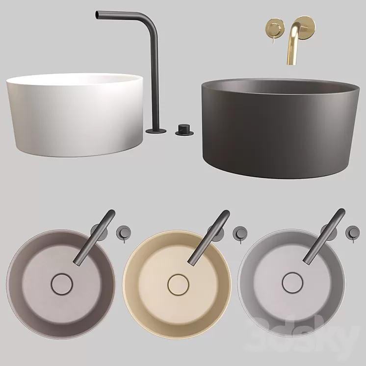 Sink CORE20 from GALASSIA 3D Model Sink CORE20 from GALASSIA 3D Model