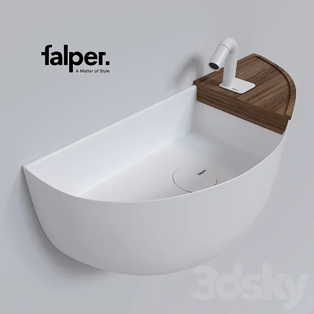 Sink Falper Bowllino 3DModel Sink Falper Bowllino 3DModel