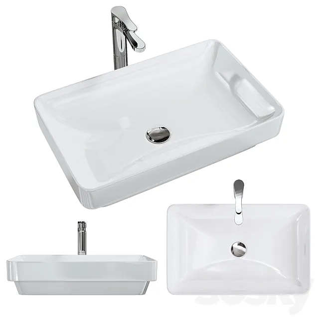 sink GSI Washbasin Color-elements 3D Model