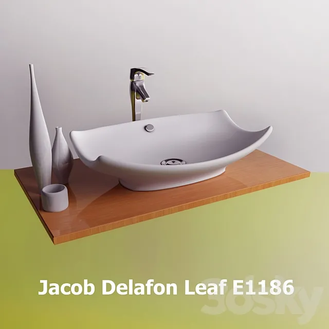 Sink – Jacob Delafon Leaf E1186 3DModel Sink – Jacob Delafon Leaf E1186 3DModel