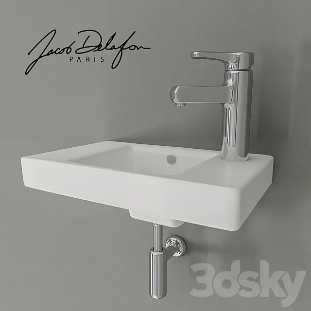 Sink Jacob Delafon Odeon Up 3D Model Sink Jacob Delafon Odeon Up 3D Model