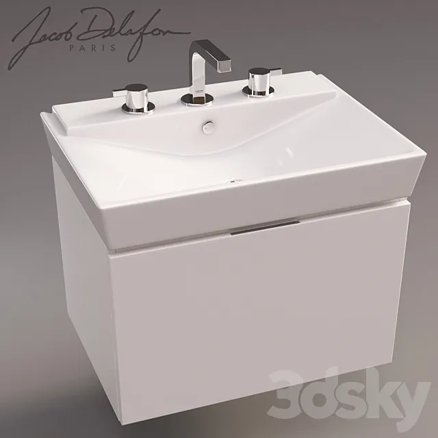 Sink Jacob Delafon Reve EB560 3DModel Sink Jacob Delafon Reve EB560 3DModel