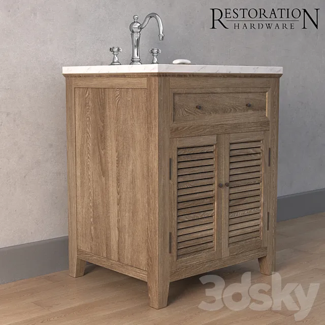 SINK Jefferson RESTORATION HARDWARE 3DModel SINK Jefferson RESTORATION HARDWARE 3DModel