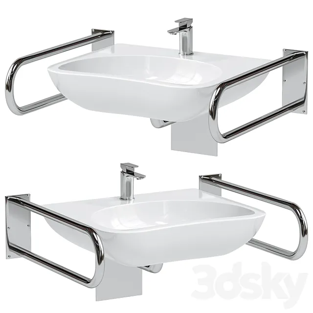 Sink Jika Mio for people with disabilities 3D Model