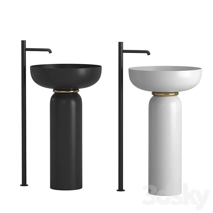 SINK JOLIE2 by ARTCERAM 3D Model SINK JOLIE2 by ARTCERAM 3D Model