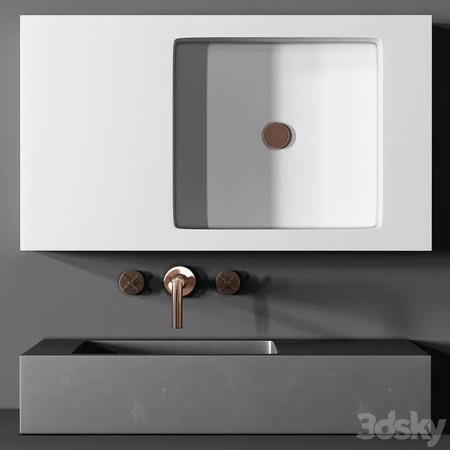 Sink Kast Fox Basin 1 3D Model