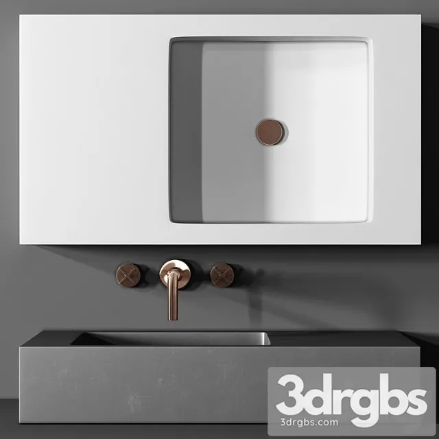 Sink Kast Fox Basin 1 3D Model Download