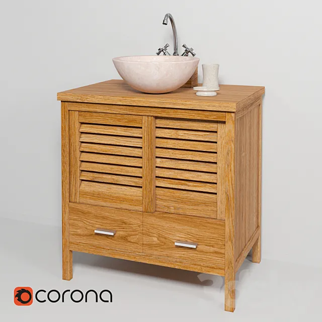 Sink made of natural marble Teak House Round White. Black. Onyx. cupboard under the sink Lombok 110 mixer Lemark LM2504C 3DModel Sink made of natural marble Teak House Round White. Black. Onyx. cupboard under the sink Lombok 110 mixer Lemark LM2504C 3DModel