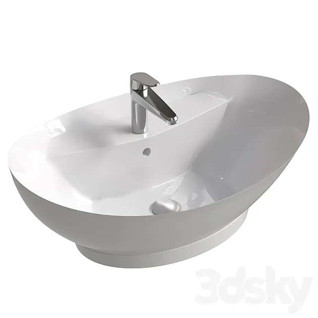 Sink Overlay 3D Model Sink Overlay 3D Model